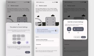 Android is getting its own weird dots to cure car sickness
