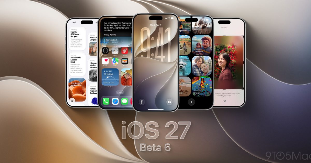 iOS 27 beta 6 now available as Apple tests major Siri AI upgrade