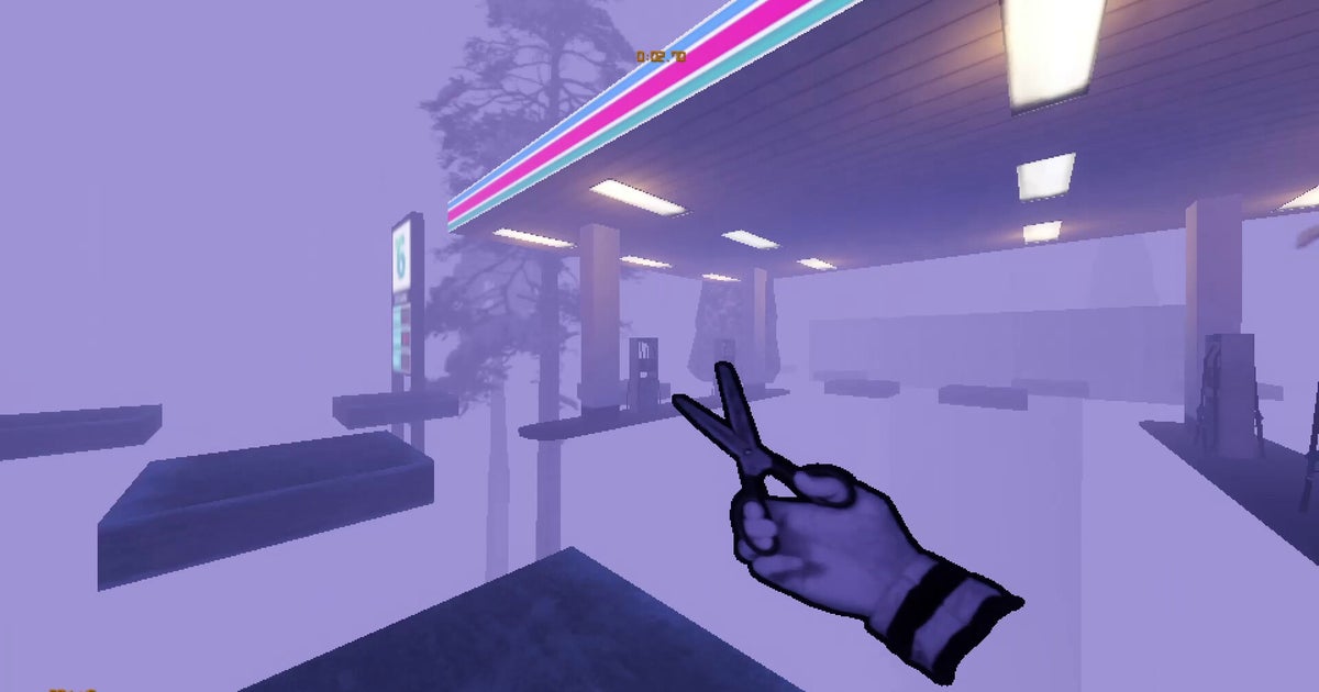 Clipmatrix is a Counter-Strike-like, bunny hopping, platforming romp through surreal and industrial locales