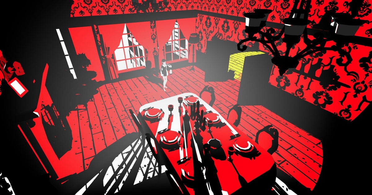 Chromatic aberration is made manifest in NECHROMIA, a high contrast survival horror set in a castle made of something else's memories