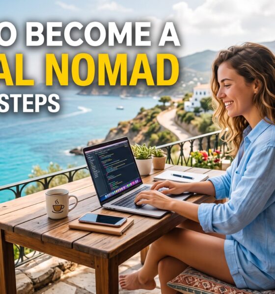 How to Become a Digital Nomad in 3 Easy Steps