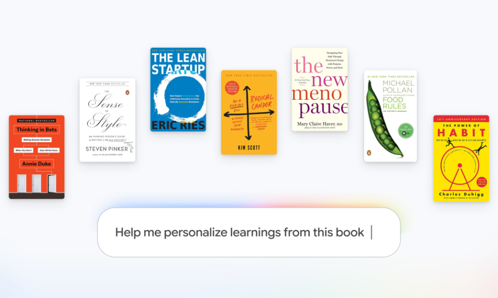 Google’s AI note-taking app now allows you to interact with books