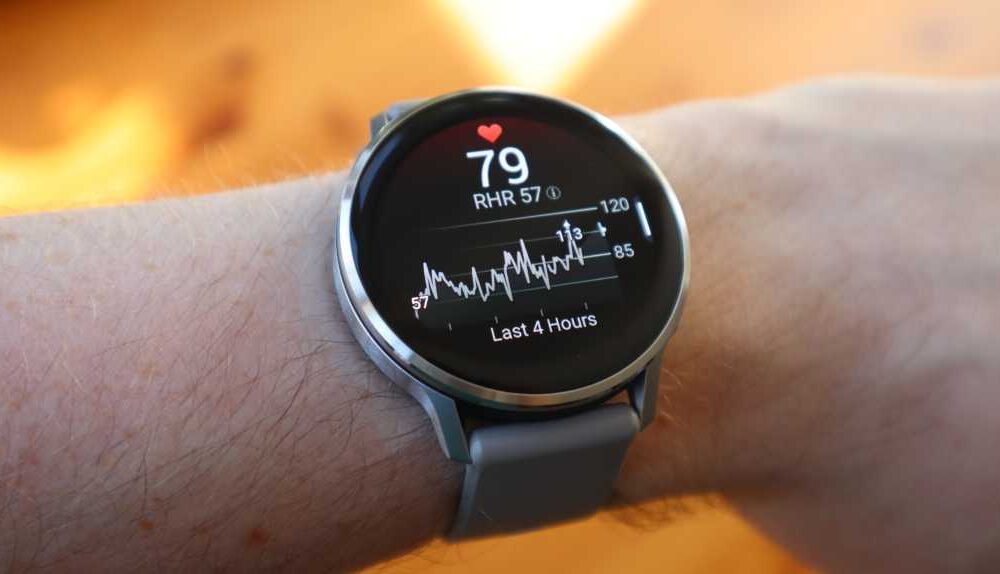 Heart rate tracking on the Garmin Venu 4