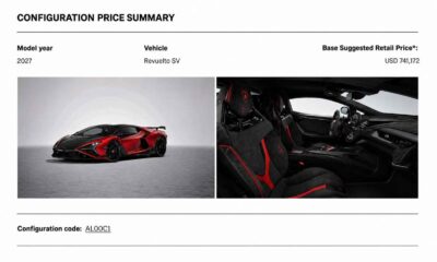 Lamborghini Revuelto SV price leaked; Can cross $1 million with options