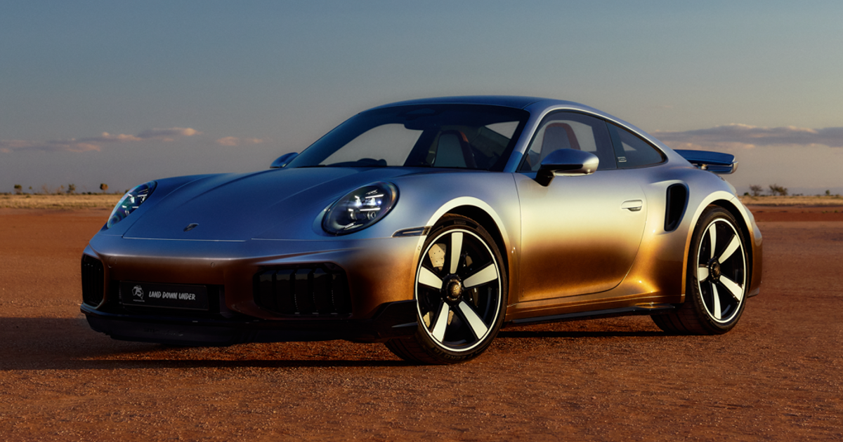 Porsche 911 Turbo S Land Down Under is an unmistakably Australian version of an iconic German sports car