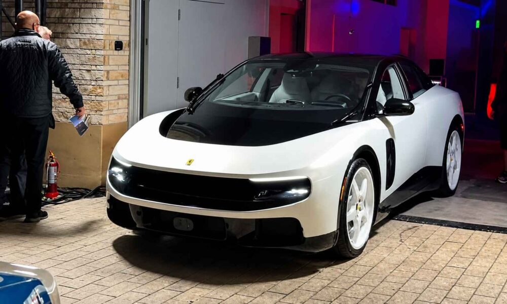 $40 million first-ever Ferrari Luce EV casually leaving the auction block