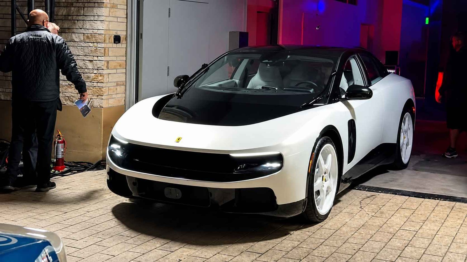 $40 million first-ever Ferrari Luce EV casually leaving the auction block