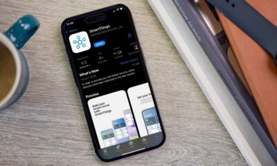 SmartThings app on iPhone