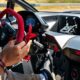 Riding shotgun in a Lamborghini Sesto Elemento at Laguna Seca