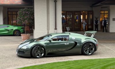 Bugatti design boss arrives at Car Week in his bespoke Veyron 'Le Directeur'