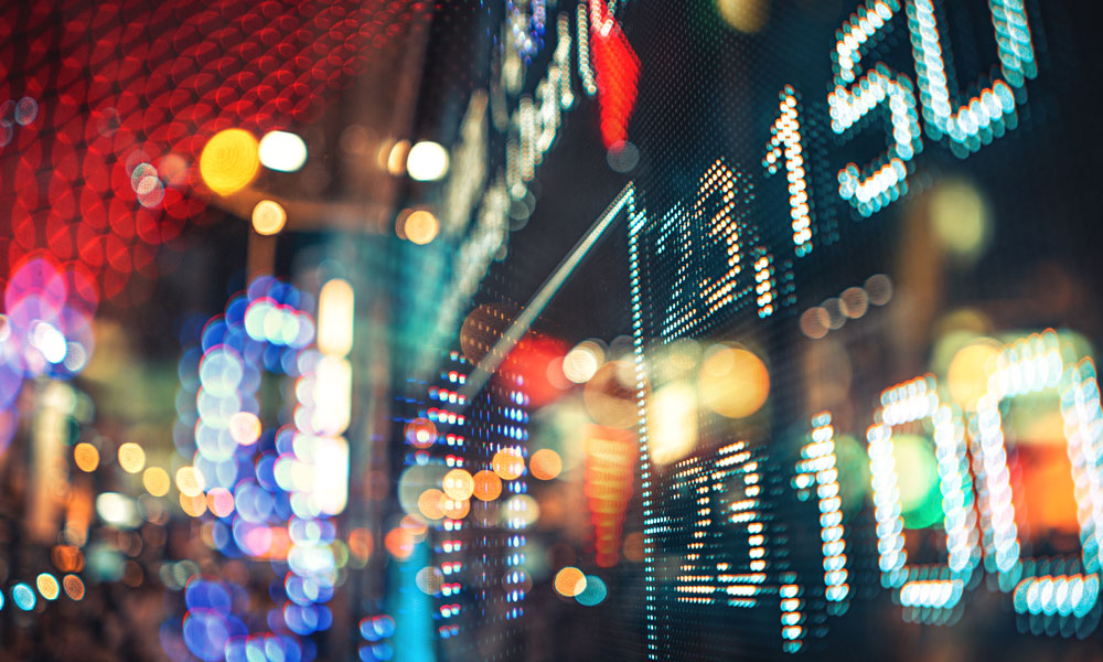 Stock market financials numbers Wall Street