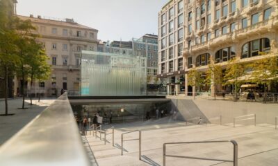 Apple Store in Milan city center, Italy.