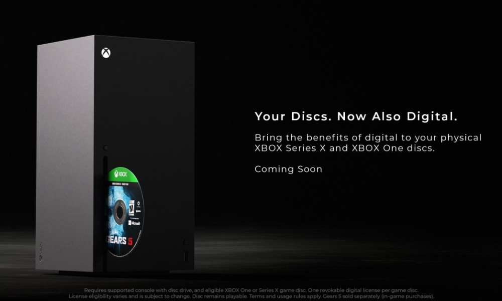 Xbox announces disc-to-digital feature that digitizes your physical games