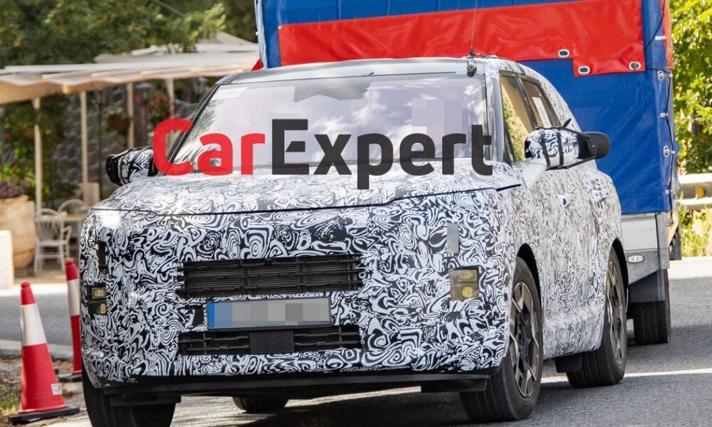 2027 Kia Sportage spied testing with more angular look