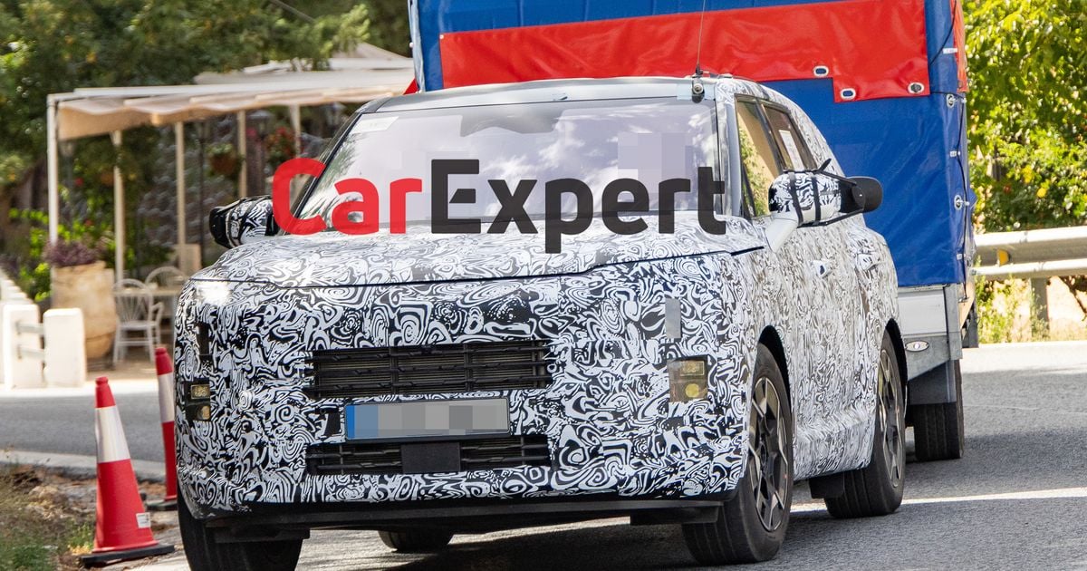 2027 Kia Sportage spied testing with more angular look