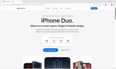 Fake $500 iPhone Duo Page Carries DarkSword Malware