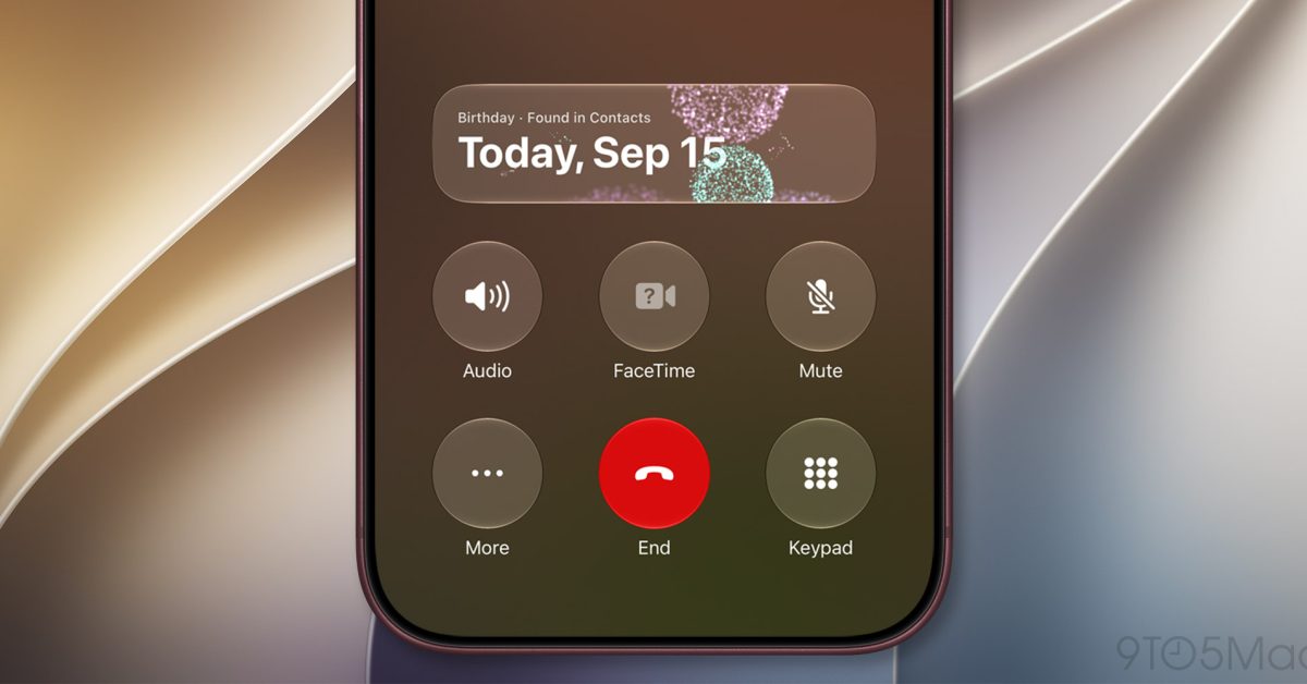 iOS 27 has a fun new animation when you call a contact on their birthday