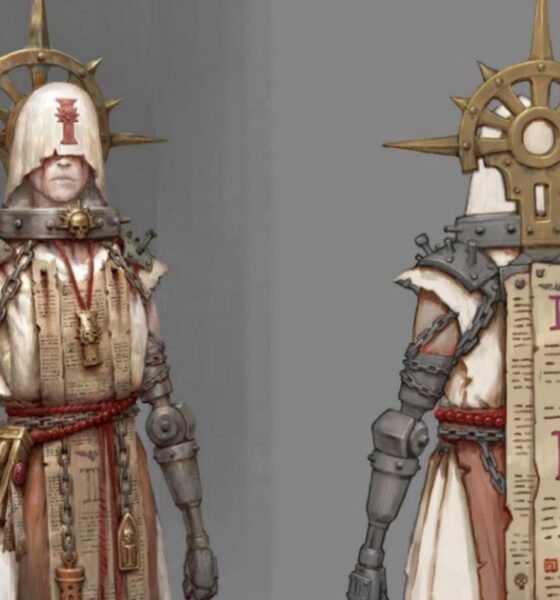 Warhammer 40,000: Rogue Trader's final DLC is now coming in December, with an "unsanctioned psyker" companion who cries tears of blood