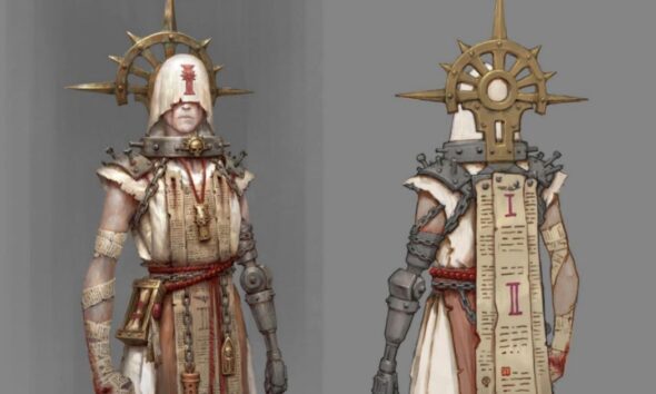 Warhammer 40,000: Rogue Trader's final DLC is now coming in December, with an "unsanctioned psyker" companion who cries tears of blood