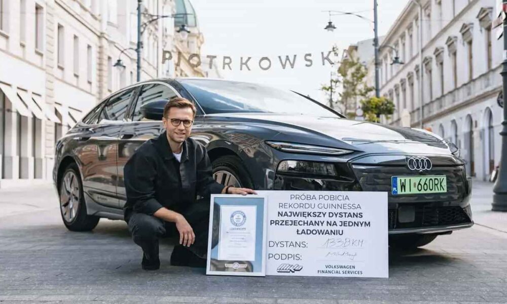 Audi A6 E-Tron covers 831 miles on a single charge; sets world record