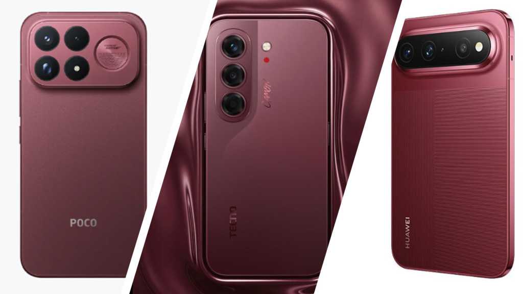 Burgundy phones in the news