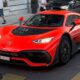 Orange Mercedes-AMG One spotted in Geneva is impossible to miss