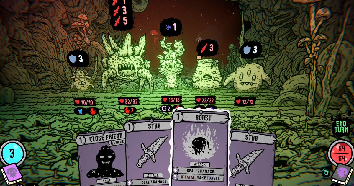 Shroom and Gloom is a positively mycelial roguelike double deckbuilder that's now out in early access