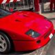 Hamilton spotted leaving Ferrari factory in his F40 with "44" licence plate