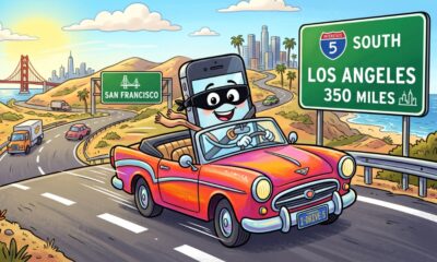 iPhone SF to LA