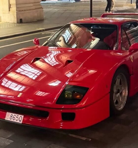 Lando Norris' Ferrari F40 spotted in London looking "simply lovely"
