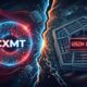 Conceptual illustration of the Pentagon and Chinese memory supplier CXMT divided by broken circuits, symbolizing their blacklist legal battle.