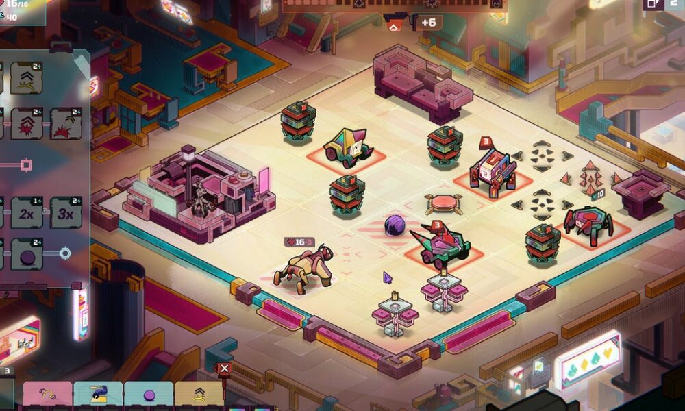 Dog in the Machine reinvents the domino tactics of Into The Breach as a mecha dog show, with players teaching their hounds tricks