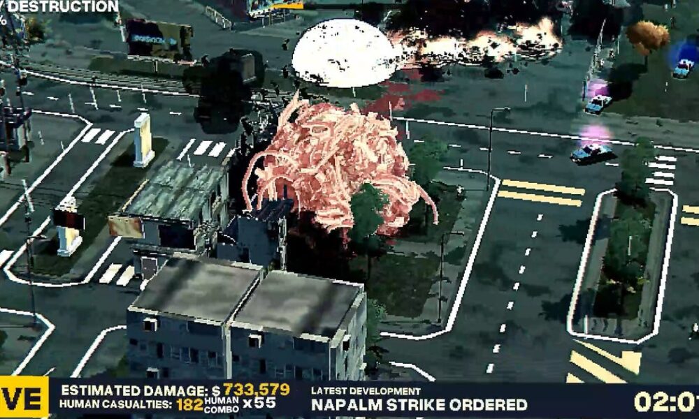ROLLA is evil, fleshy, monstrous, B-movie-esque Katamari Damacy, and is out this month