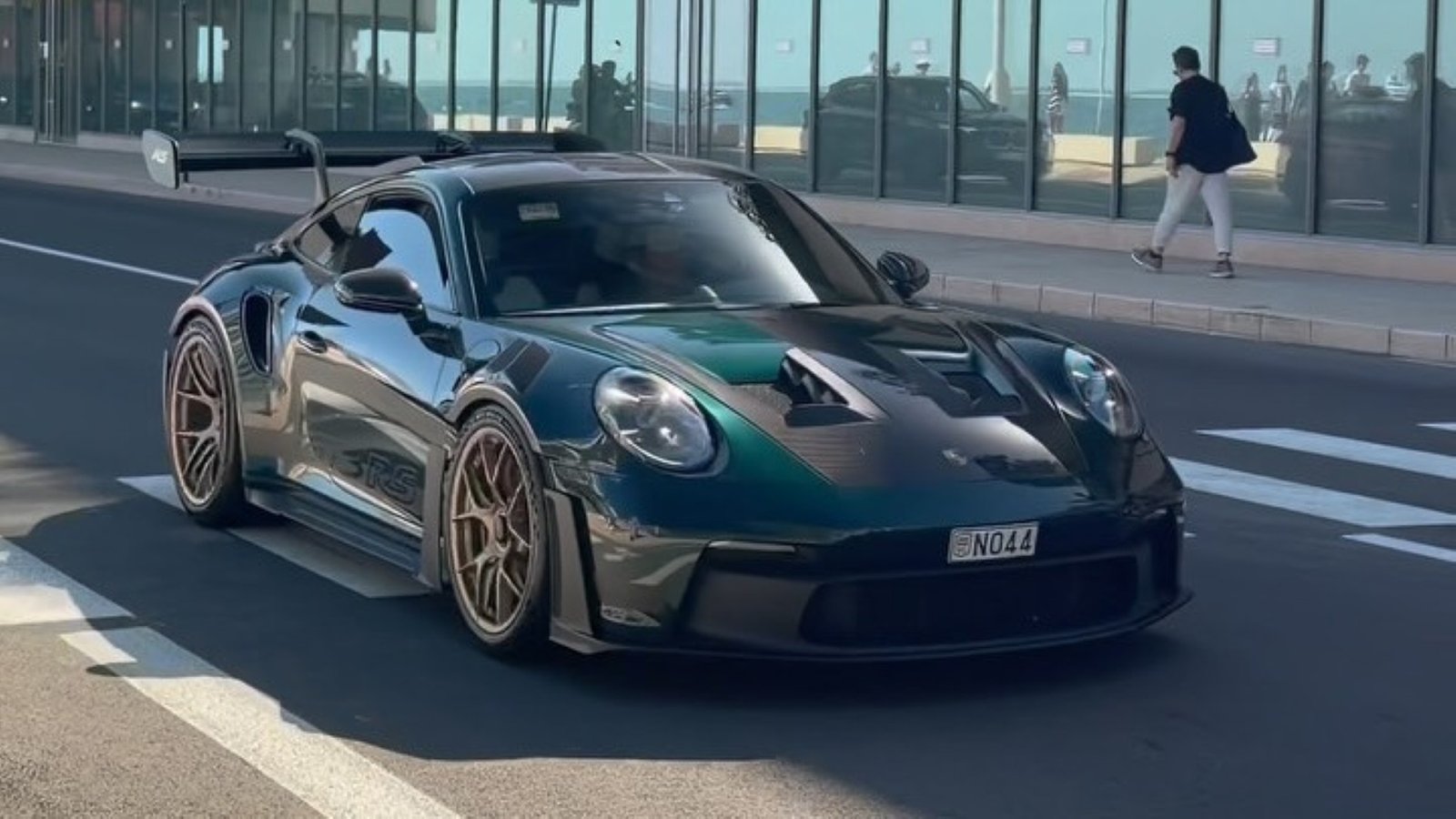 Lando Norris spotted in Porsche 911 GT3 RS in Monaco ahead of Italian GP