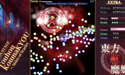Cult classic shoot-em-up Touhou Koumakyou: The Embodiment of Scarlet Devil has a remake out now