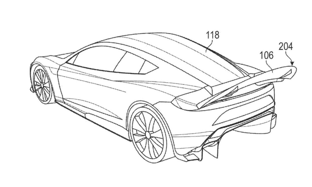 Tesla Roadster could get a movable wing that retracts before a crash