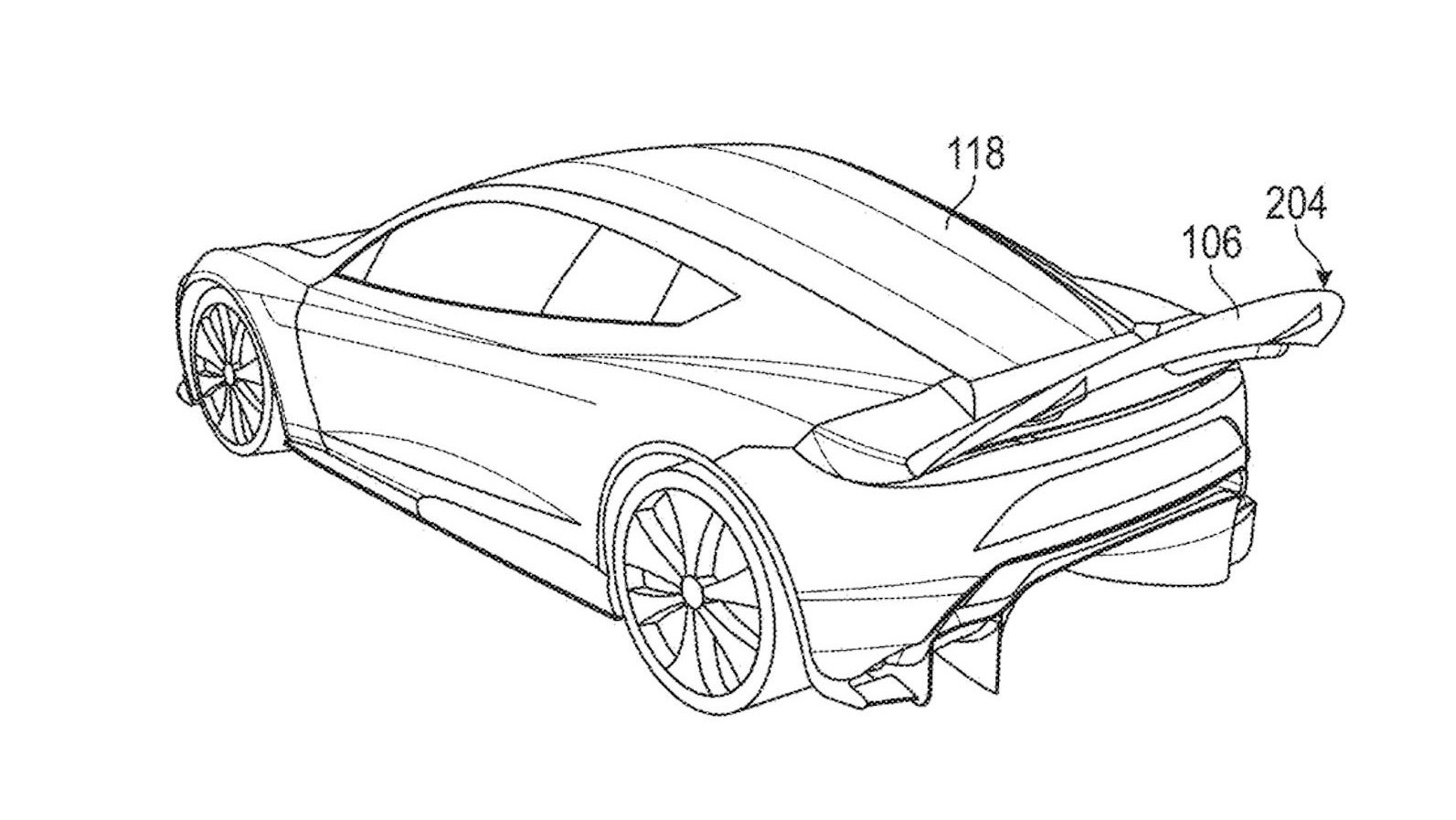 Tesla Roadster could get a movable wing that retracts before a crash