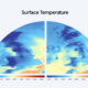 WeatherNext 2 at 25km resolution beside WeatherNext 3 at 5km resolution, UK temperature forecast comparison