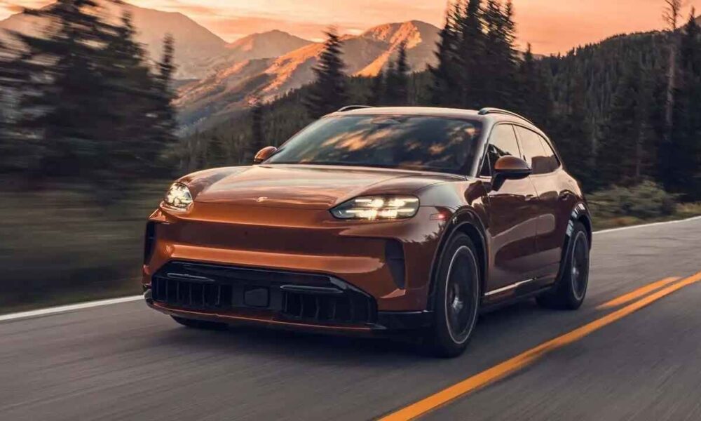 2027 Porsche Cayenne Electric gets automatic doors & wireless charging