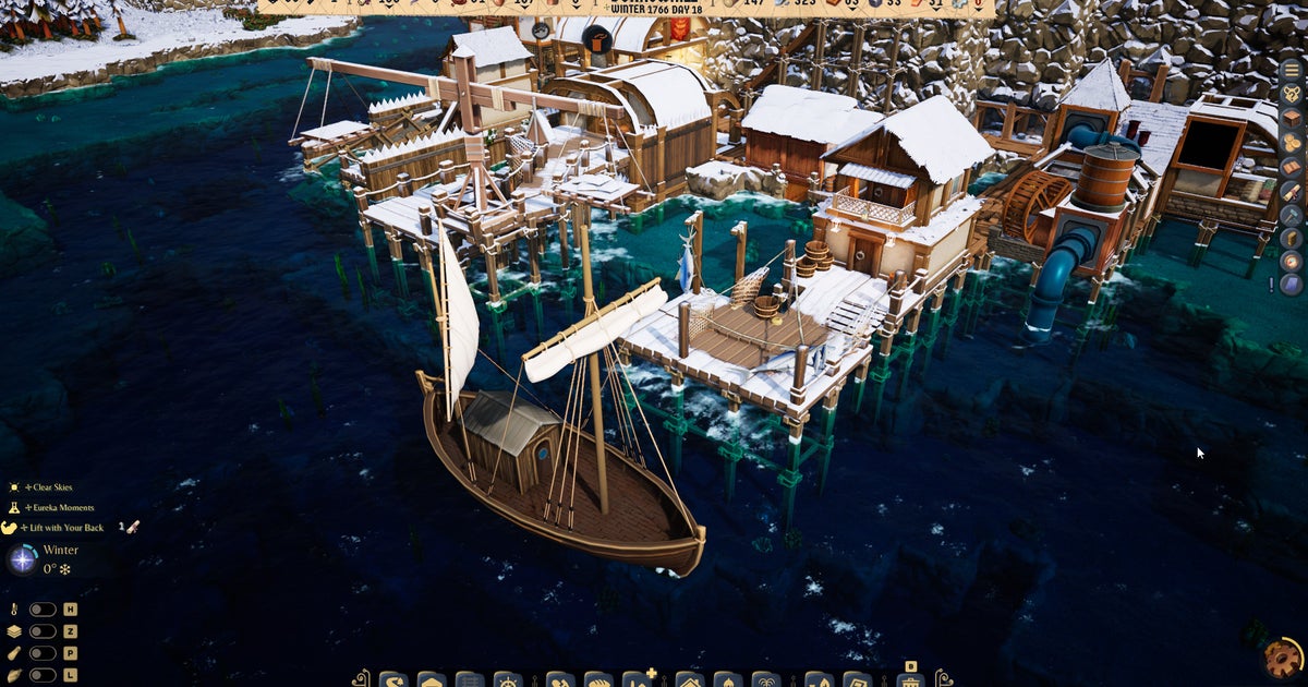 Mousey city-builder Whiskerwood gets a bit wetter today with a hefty nautical update that lets your rodent kingdom venture out on the open seas