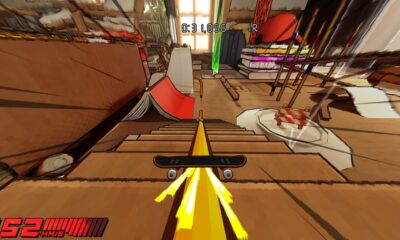 Stuntboost is a Tech Dech, skateboarding platformer all about doing sick flips on cardboard constructs in your bedroom, and it's out now