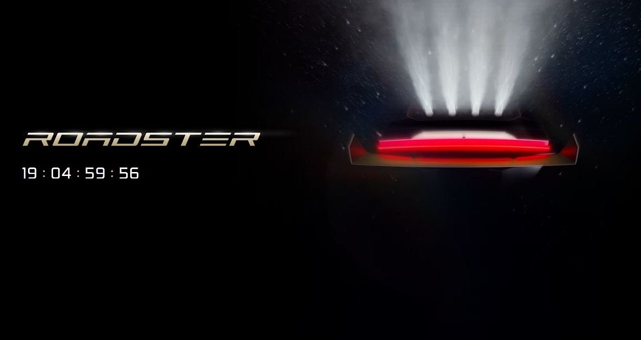 Tesla Roadster officially teased; "Go for launch" on October 1