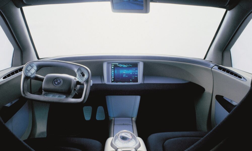 The interior of the BMW Z22 Concept