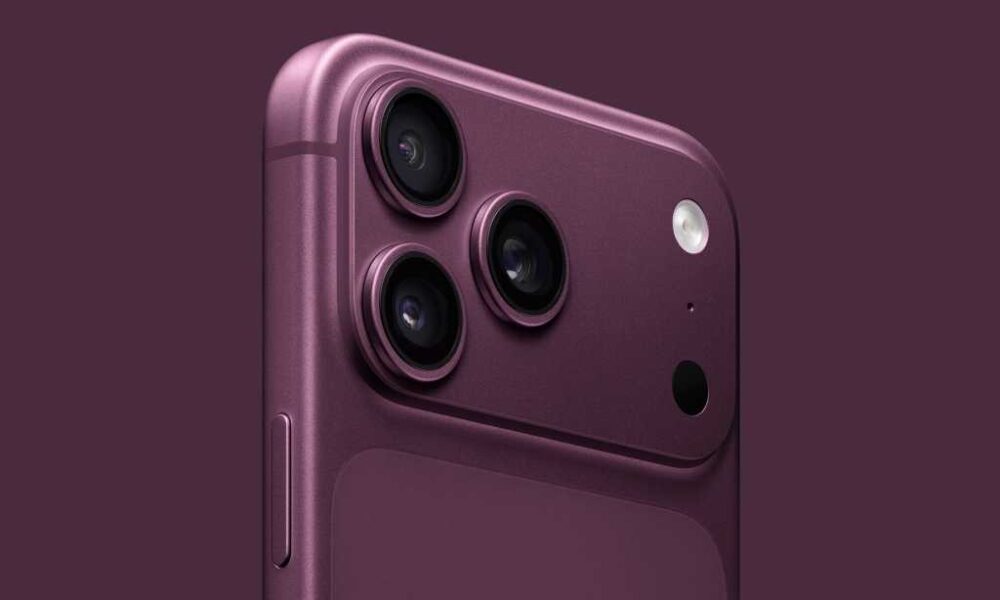 leaked iPhone 18 Pro color render in dark cherry