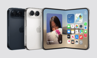 iPhone Duo in both colour options, plus the open display