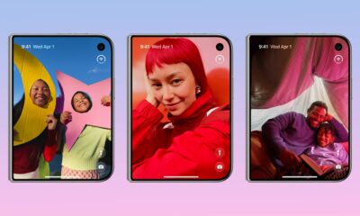 iPhone Duo lock screen photos