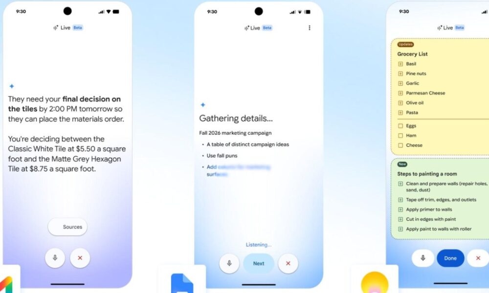 Google now lets you chat with Gmail, Docs, and Keep