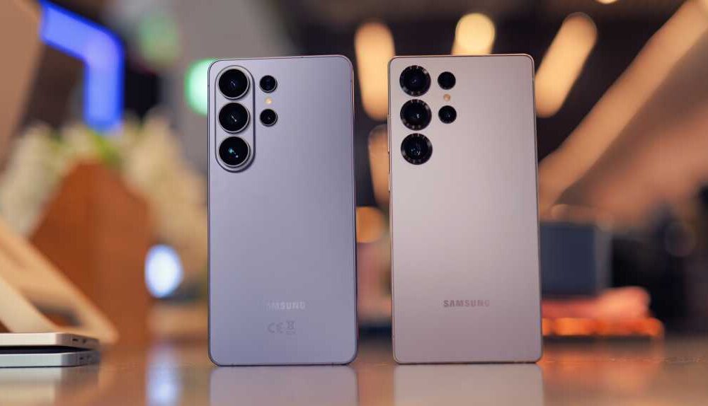 Samsung Galaxy S26 Ultra and S25 Ultra side by side 1