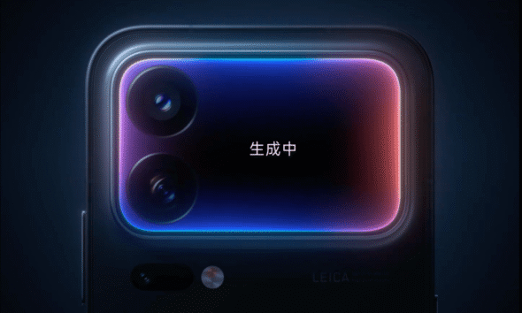 Xiaomi 18 Pro launch teaser rear screen