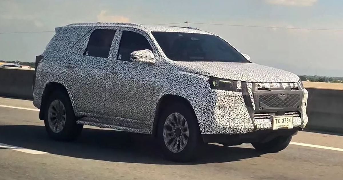 2027 Toyota Fortuner spied again in Thailand